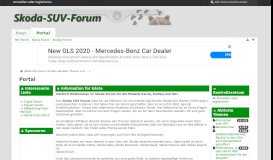 
							         Portal - Skoda SUV Forum mit allen aktuellen Themen zu den SUV ...								  
							    