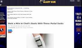 
							         Portal Socks | The Mary Sue								  
							    