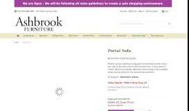 
							         Portal Sofa - Ashbrook Furniture								  
							    