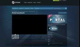 
							         Portal Soundtrack on Steam								  
							    