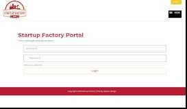 
							         Portal - Startup Factory								  
							    
