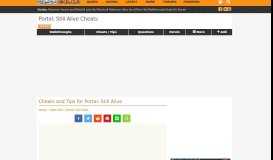 
							         Portal: Still Alive Cheats and Cheat Codes, Xbox 360 - Super Cheats								  
							    