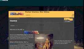 
							         Portal Stories: Mel Wikia - Fandom								  
							    