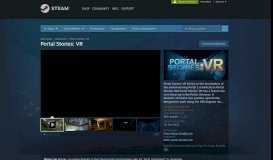 
							         Portal Stories: VR bei Steam								  
							    