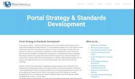 
							         Portal Strategy & Standards Development - Vitesse Solutions								  
							    