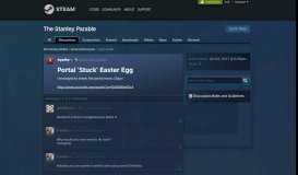
							         Portal 'Stuck' Easter Egg :: The Stanley Parable General Discussions								  
							    