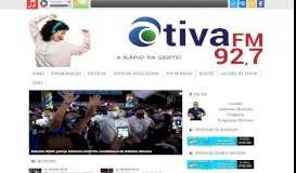 
							         Portal Sucesso | Ativa FM Eunápolis								  
							    