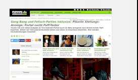 
							         Portal sucht Puff-Tester - news.de								  
							    