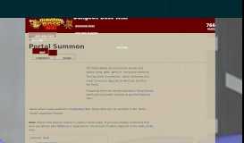 
							         Portal Summon | Dungeon Boss Wiki | FANDOM powered by Wikia								  
							    