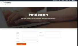 
							         Portal Support - Cellebrite								  
							    