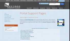 
							         Portal Support Pages | Kellogg Community College								  
							    