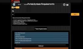
							         Portal System Requirements | Can I Run Portal PC requirements								  
							    