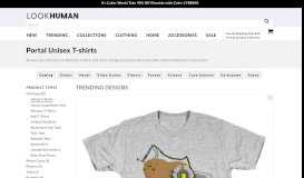 
							         Portal T-Shirts | LookHUMAN								  
							    