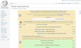 
							         Portal talk:Australia - Wikipedia								  
							    