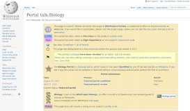 
							         Portal talk:Biology - Wikipedia								  
							    