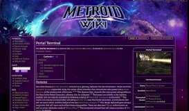 
							         Portal Terminal - Metroid Wiki								  
							    