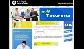 
							         Portal Tesorería - Estado de México - Tecnológico de Monterrey								  
							    
