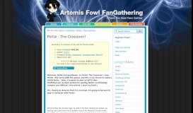 
							         Portal : The Crossover! | Artemis Fowl FanGathering								  
							    