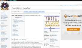 
							         Portal Three Kingdoms - MTG Wiki								  
							    