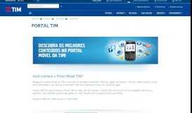 
							         Portal TIM - No Celular - Internet - Para Você | TIM								  
							    
