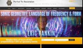 
							         Portal to Ascension :: Consciousness Raising Events & Webinars								  
							    