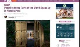 
							         Portal to Other Parts of the World Opens Up in Monroe Park - RVAHub								  
							    
