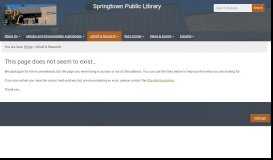 
							         Portal to Texas History — Springtown Public Library								  
							    