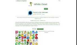
							         Portal to the Unknown | Infinite Closet: Neopets customization clothing ...								  
							    