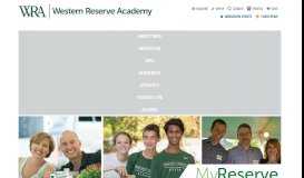 
							         Portal - Top Boarding School in OH | Western Reserve Academy								  
							    