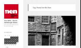 
							         Portal tot the Past – The NEN – North Edinburgh News								  
							    