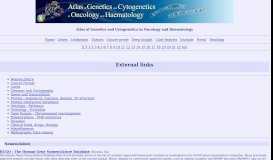 
							         Portal towards Databases and Sites related to Genetics, Cytogenetics ...								  
							    