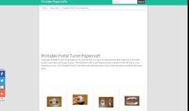 
							         Portal Turret Papercraft Glados Papercraft Portal Swap Ideas Pinterest ...								  
							    