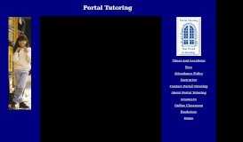 
							         Portal Tutoring - Online Classroom								  
							    