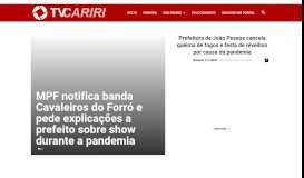
							         Portal TV Cariri | Notícias de Monteiro e Região do Cariri								  
							    