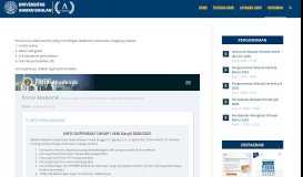 
							         Portal UAD - Biro Akademik dan Admisi - BAA – UAD								  
							    