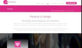 
							         Portal & UI Design - QZ Marketing Ltd								  
							    
