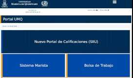 
							         Portal UMQ - Universidad Marista de Querétaro								  
							    