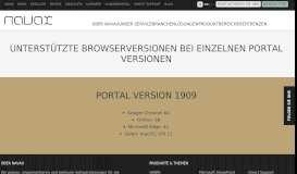 
							         Portal und Browser | NAVAX								  
							    