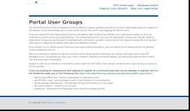 
							         Portal User Groups. - Knowledge Transfer Partnerships (KTP)								  
							    