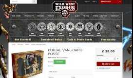 
							         Portal Vanguard Posse - Order - Factions - Wild West Exodus								  
							    