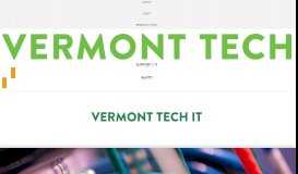 
							         portal | VERMONT TECH IT - Vermont Technical College								  
							    