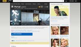 
							         Portal (Video Game 2007) - IMDb								  
							    