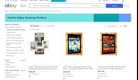 
							         Portal Video Gaming Posters for sale | eBay								  
							    