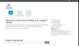 
							         Portal - Visual Online S.A.								  
							    