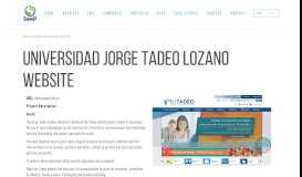 
							         Portal web de la Universidad Jorge Tadeo Lozano | SeeD EM ...								  
							    