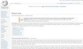 
							         Portal web - Wikipedia bahasa Indonesia, ensiklopedia bebas								  
							    