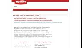 
							         Portal - Welcome to the Accommodation Portal - Griffith University								  
							    