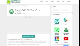 
							         Portal - WiFi File Transfers 1.2.1 Latest for Android - AndroidAPKsFree								  
							    