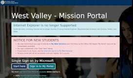 
							         Portal | WVMCCD - West Valley-Mission Community College District								  
							    