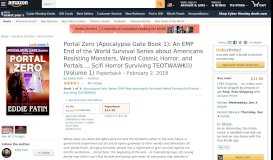 
							         Portal Zero (Apocalypse Gate Book 1): An EMP End of ... - Amazon.com								  
							    